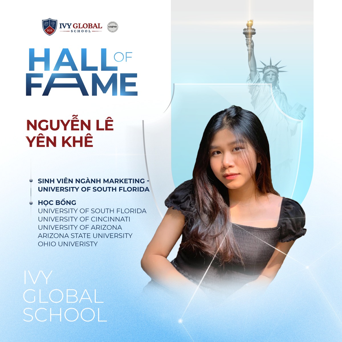 HALL OF FAME | Chương trình Tú Tài Mỹ – Bệ phóng Du học Học bổng