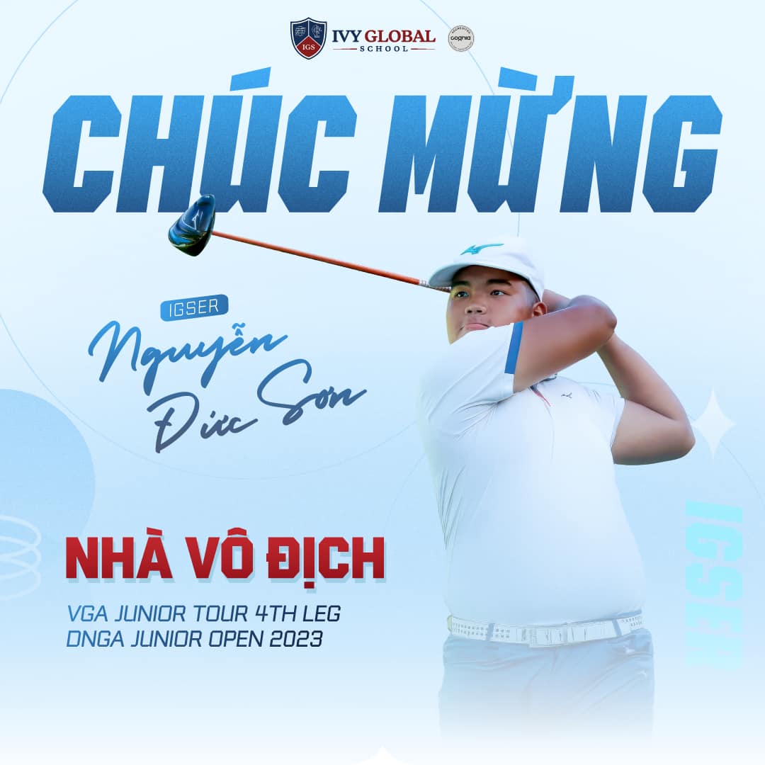 IGSer Nguyễn Đức Sơn trở thành nhà vô địch thứ 4 của VGA Junior Tour!