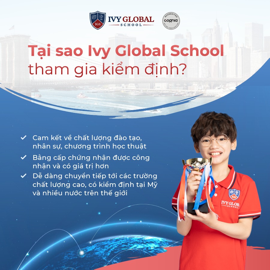 IVY GLOBAL SCHOOL VÀ KIỂM ĐỊNH COGNIA