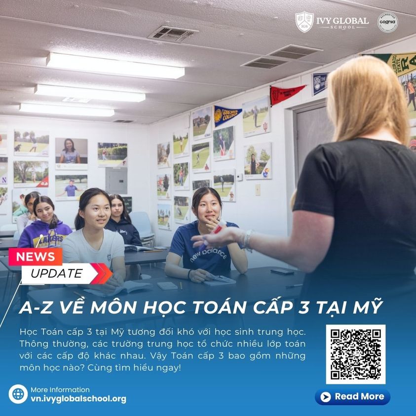 TÌM HIỂU MÔN TOÁN CẤP 3 TẠI MỸ